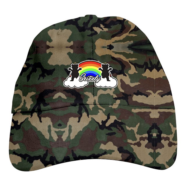 Jockey Grizzly - Over The Rainbow Dad Hat - Camo