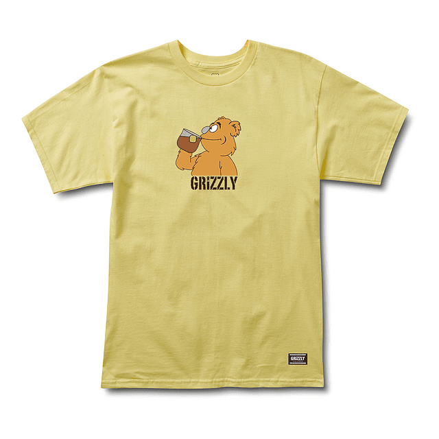 Polera Grizzly - Slow Sip SS Tee - Amarillo