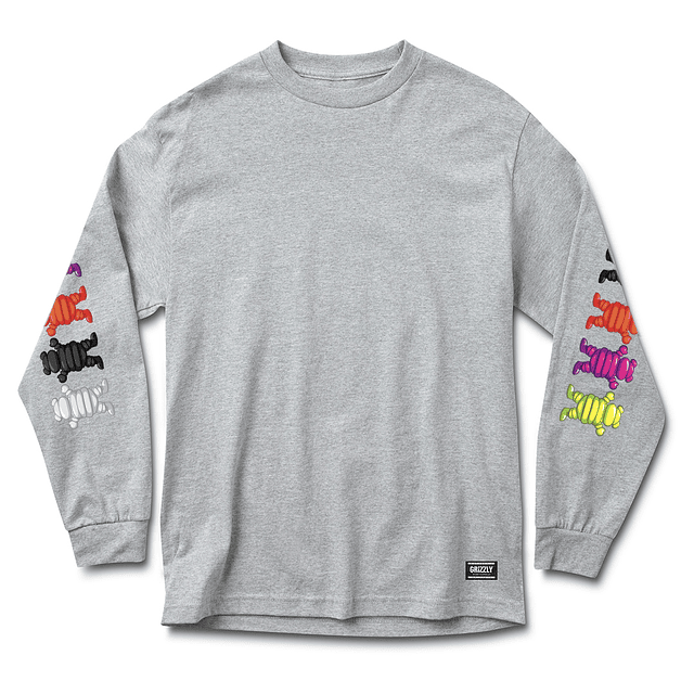 Polera Grizzly - Pool Toy LS Tee - Gris