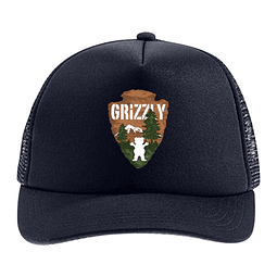 Jockey Grizzly - National Treasure Trucker Hat - Azul