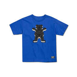 Polera Grizzly - Milk & Cookies Youth SS Tee   - Azul 