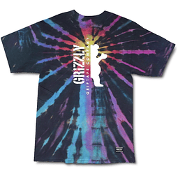 Down The Middle SS Tee - Tie Dye
