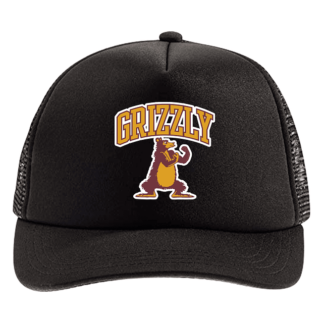 Jockey Grizzly - Put Em Up Trucker Hat - Negro