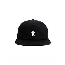 Jockey Grizzly - OG Bear Unstructured Hat  - Negro