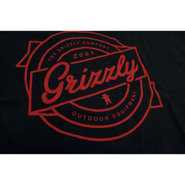 Polera Grizzly - Sealed and Delivered SS Tee - Negro