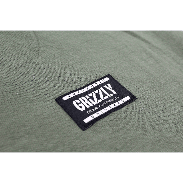 Polera Grizzly - Off The Rail SS Tee - Verde