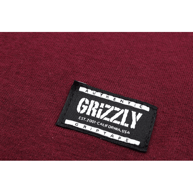Polera Grizzly - Positive Iration SS Tee - Burdeo