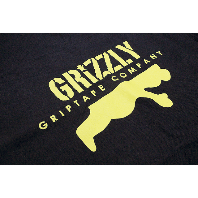 Polera Grizzly - Down The Middle SS Tee - Negro