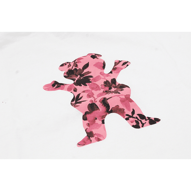 Polera Grizzly - Watercolor Floral SS Tee   - Blanco