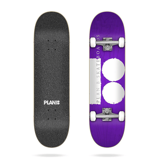 Skate completo Plan B - Rough Original Purple 8.0"x31.85" 