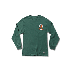 Polera Grizzly - Peace Out LS Tee Verde F  