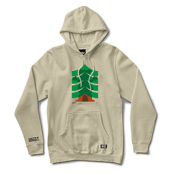 Poleron Grizzly - Strong Branches Hoody Crema  