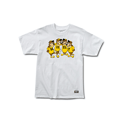 Polera Grizzly - Sidelines SS Tee Blanco  