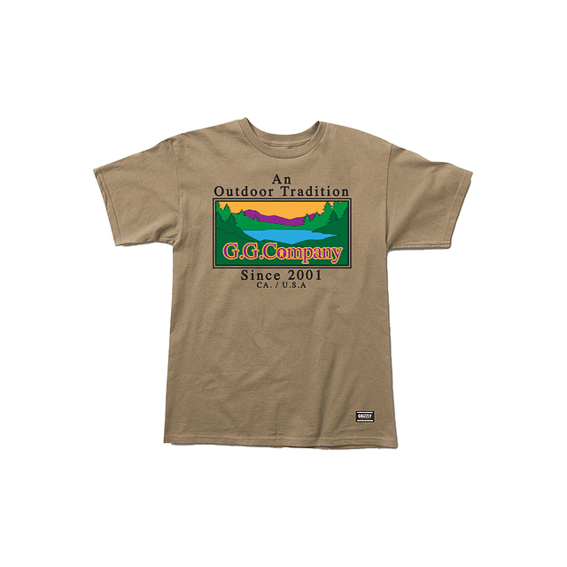 Polera Grizzly - Tradition SS Tee Café  