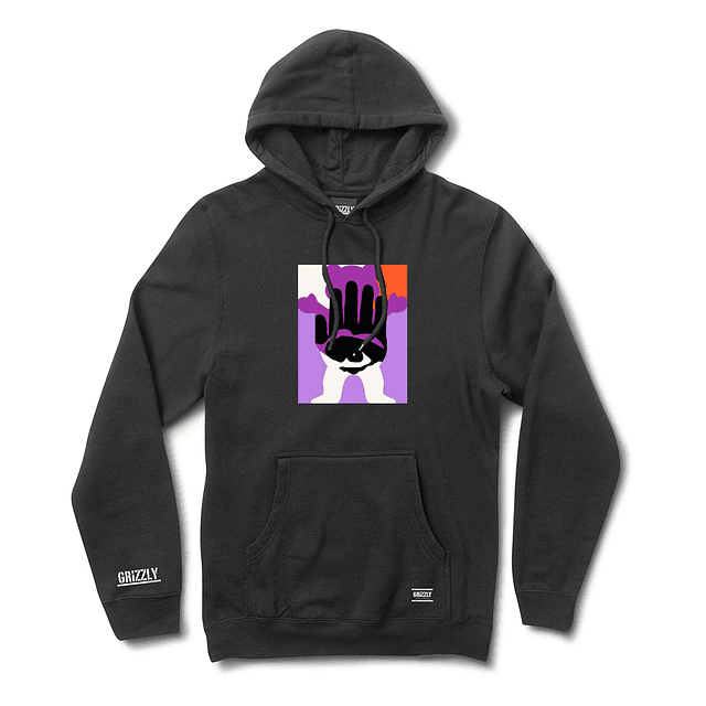 Poleron Grizzly Lend A Hand Hoody Negro 