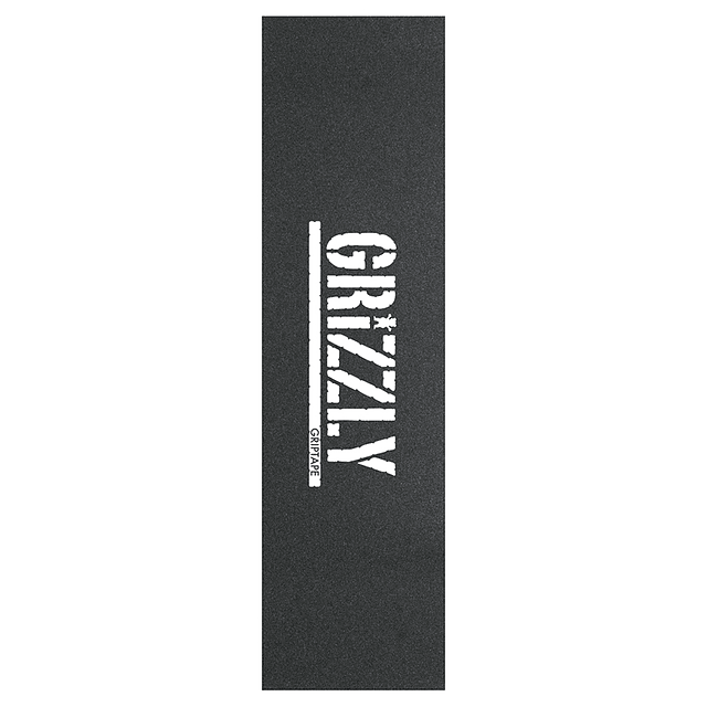 Lija skate Grizzly - Stamp Print Grip- Blanco