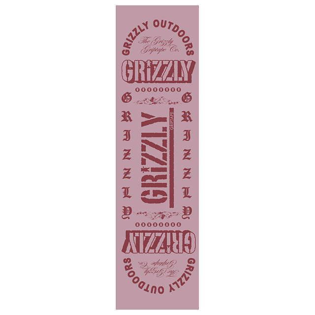 Lija skate Grizzly - Legacy Gritape - Rosado 