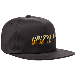 Jockey Grizzly - Tahoe Unstructured Snapback Hat Negro