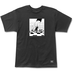 Polera Grizzly - Check Mate SS Tee Negro