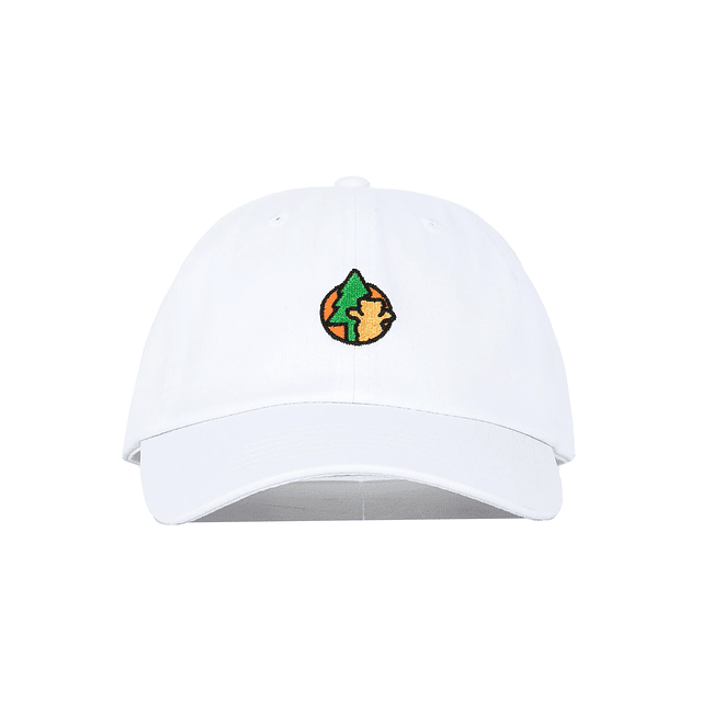 Jockey Grizzly - Evergreen Dad Hat Blanco   