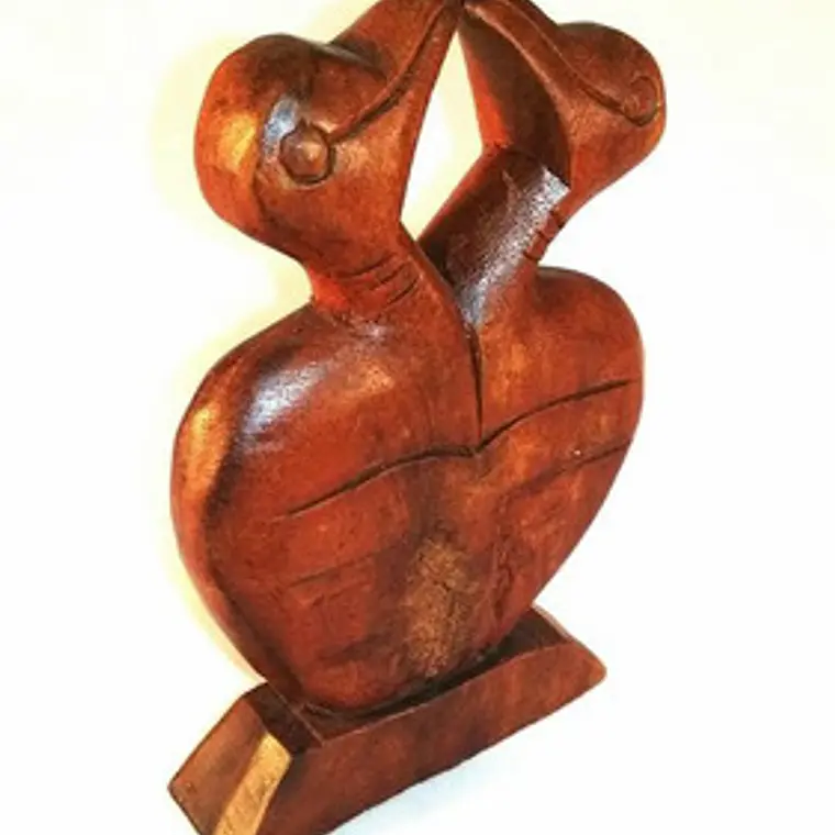 Wooden Polynesian Birds Figure 3