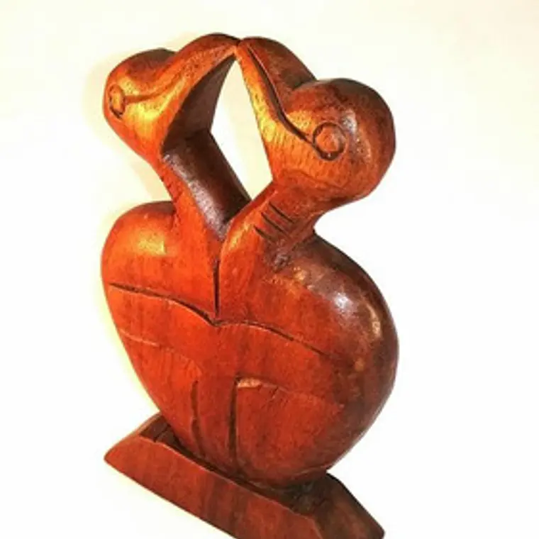 Wooden Polynesian Birds Figure 4