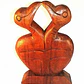 Wooden Polynesian Birds Figure - thumbnail 1