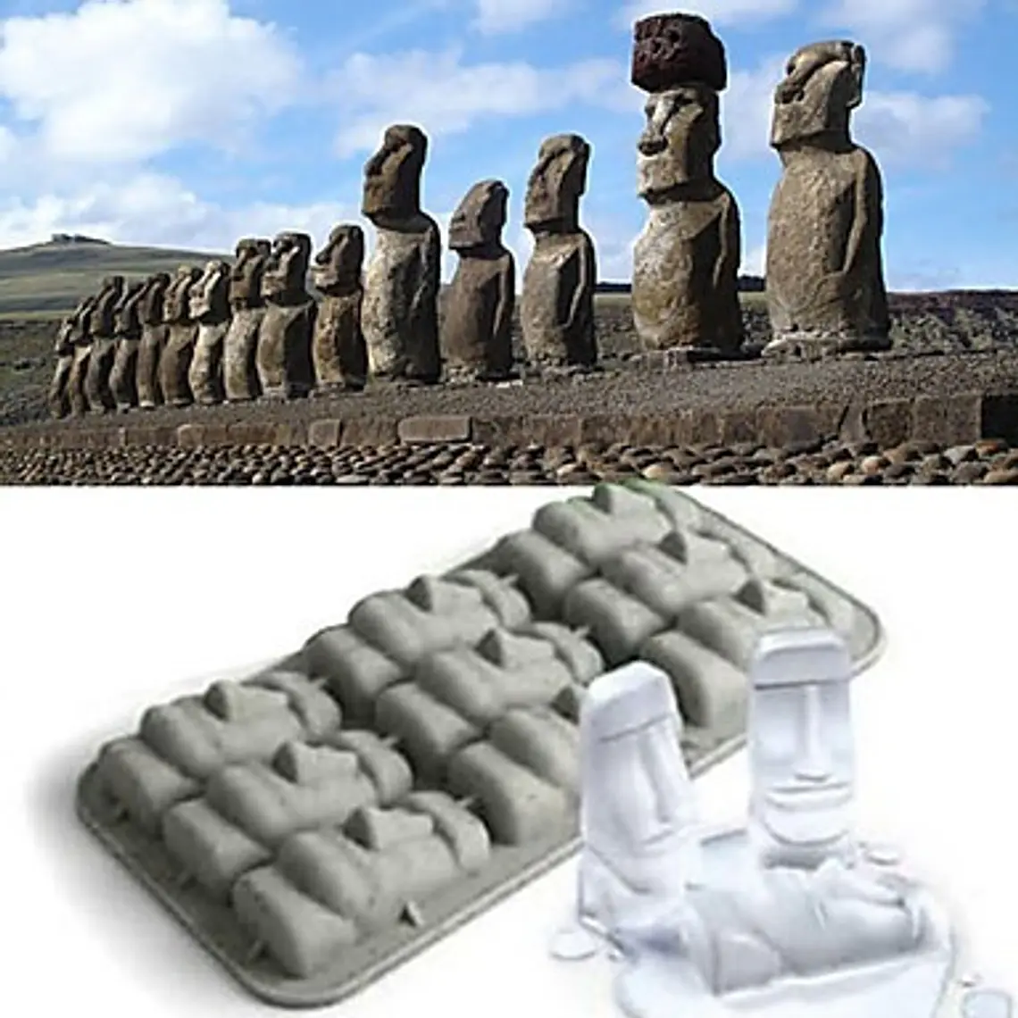 Silicone Moai Molds Ideal For Ice 5