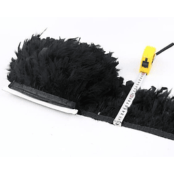 Boa Black Feathers 15 Cm Approx Price 1 Meter