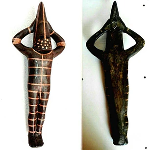 Selknam Figure Pendant Dimensions 35x14cm