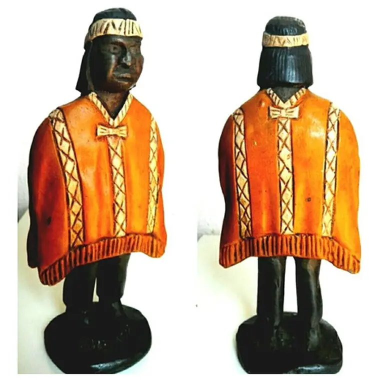 Figura Hombre Mapuche Dimensiones 22x9cm 7
