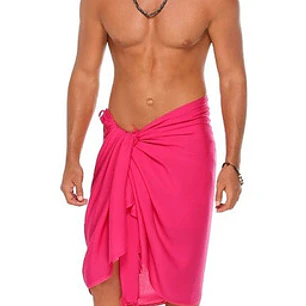 Pareo Hawaii Liso Color Fucsia