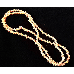 Pipi Hawaii orange necklace - length 105cm
