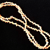 Collar Pipi Hawaii naranjo - largo 105cm 