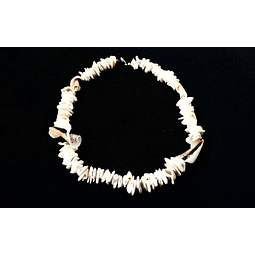 Short Necklace 45cm Beige Shells