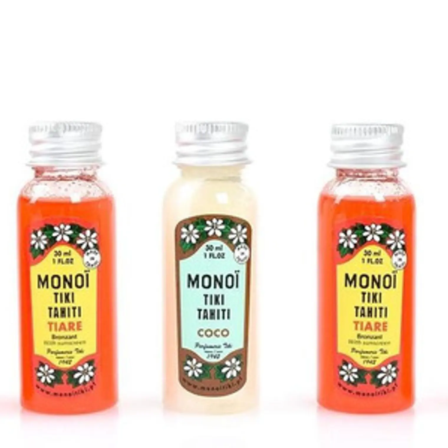 Monoi Tiki Tahiti Vainilla Bronzant Sun Tan Oil 30ml 2