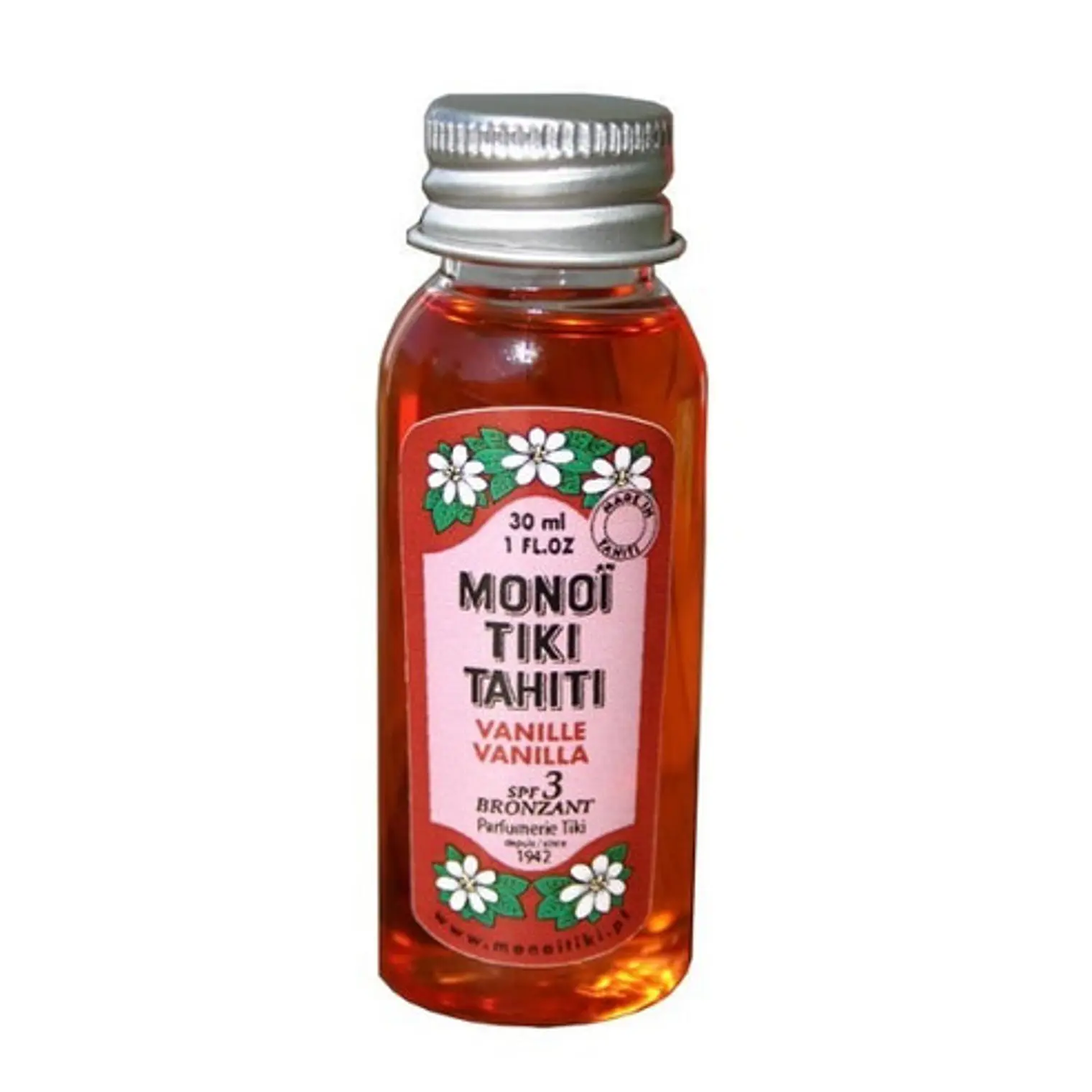 Monoi Tiki Tahiti Vainilla Bronzant Sun Tan Oil 30ml 1