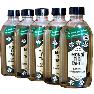 Hidrantante Monoi Tiki Tahiti Santal Sandalwood 120ml 