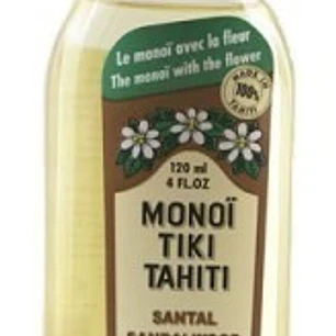 Hidrantante Monoi Tiki Tahiti Santal Sandalwood 120ml 