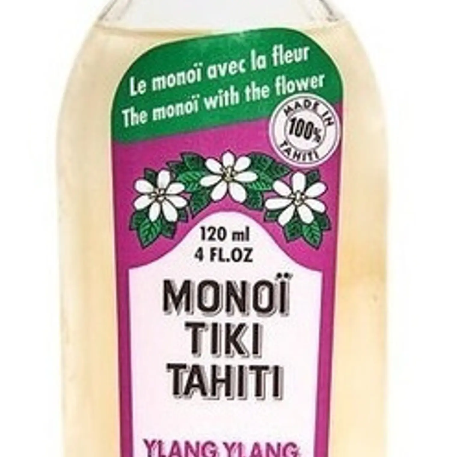 Hidratante Monoi Tiki Tahiti Ylan Ylang Blanco 120ml  1