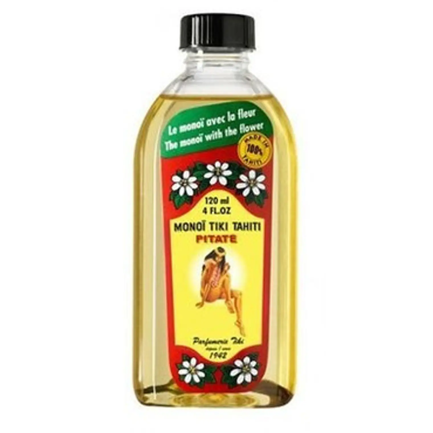 Aceite Monoi Tiki Tahiti Pitate Blanco 120ml  1
