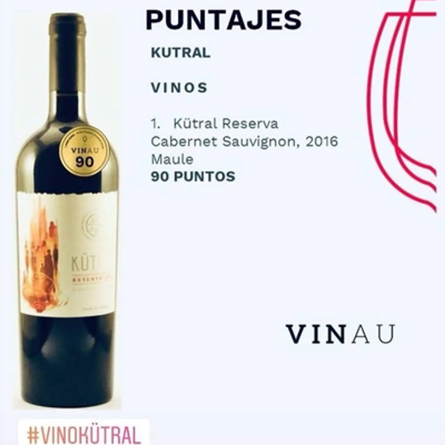 Vino Kütral Cabernet Sauvignon Reserva 2016 6