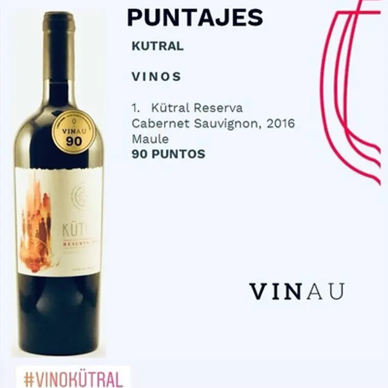 Vino Kütral Cabernet Sauvignon Reserva 2016 6