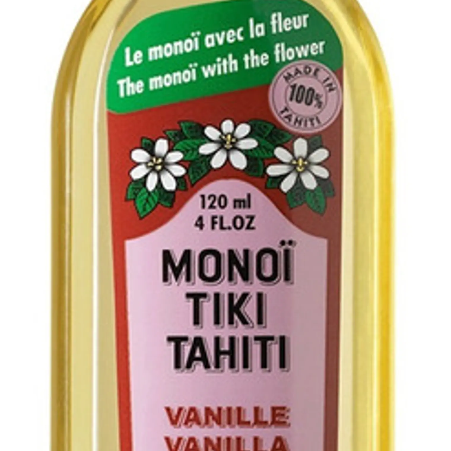 Monoi Tiki Tahiti Vainilla Blanco 120ml  1
