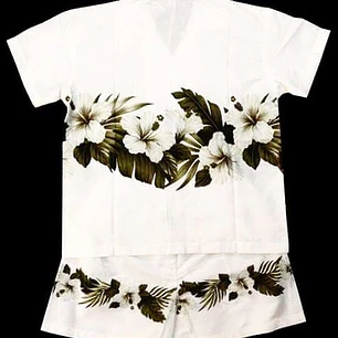 Conjunto Camisa Y Short Niño Hawaii Talla 5-6 