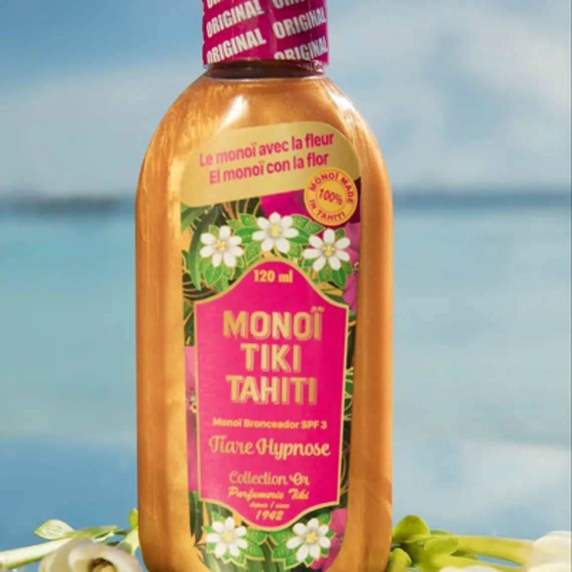 Monoï Tiare Bronceador Oro Spf3 Tiki Tahiti 120ml 2