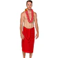 Pareo Hawaii Liso Color Rojo - Miniatura 3