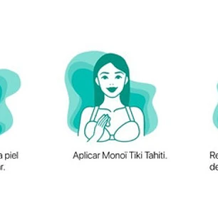 Hidratante Oro Coco Monoi Tiki Tahiti botella de vidrio