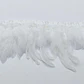 1mt boa de Plumas Blancas Largo 8 A 12 Cm punta redonda - Miniatura 2