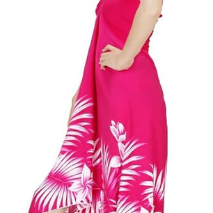 Vestido Hawaii Hojas Cononut Y Tipanie  